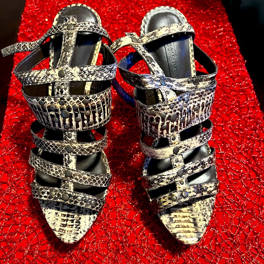 Snake Print Sandals